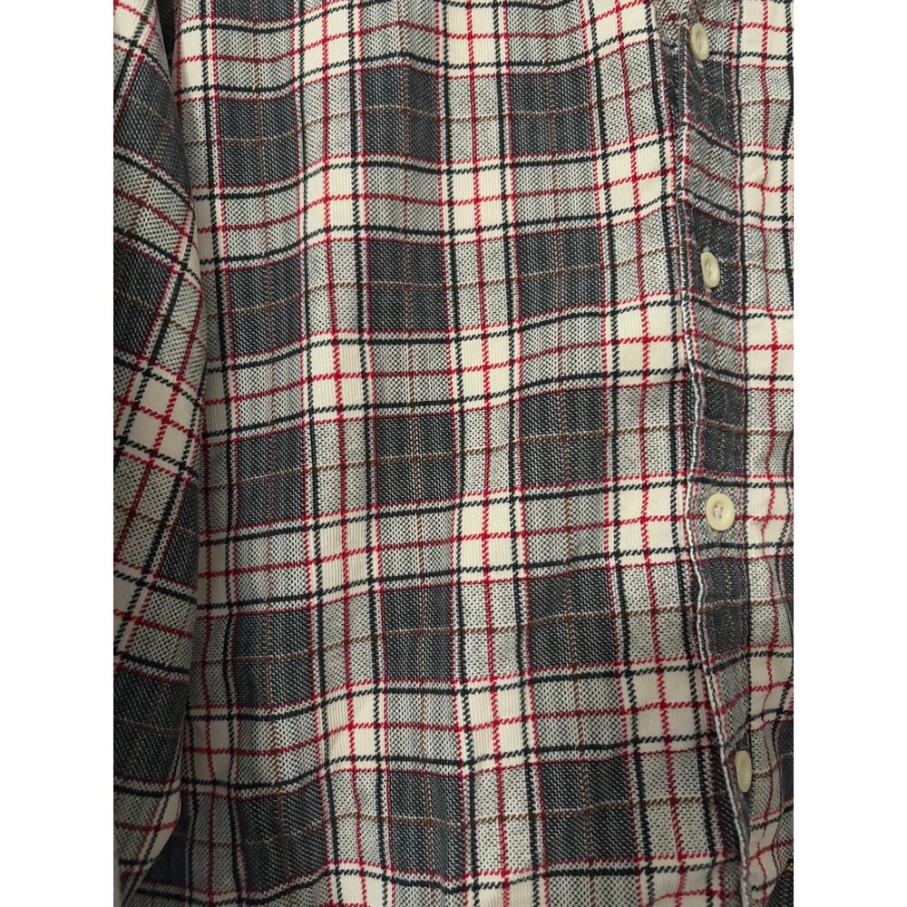 J. Crew Vintage Plaid Corduroy Quilted Cotton Shacket Size XL - Picture 7 of 7